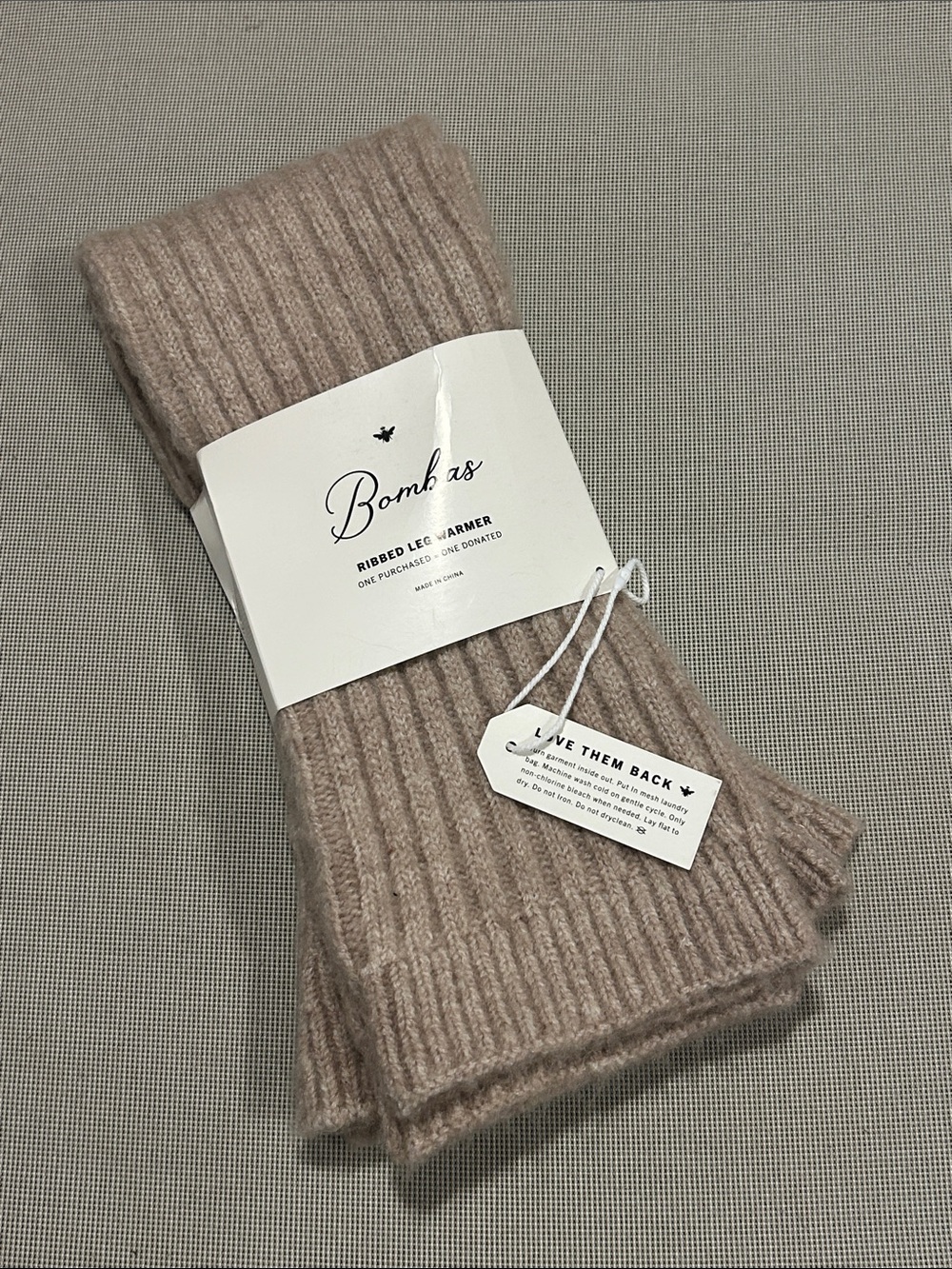 Bombas Women’s Ribbed Leg Warmers NWT